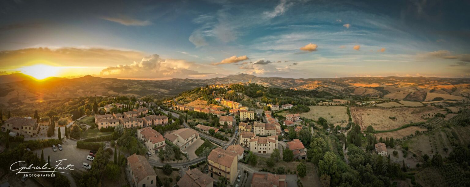 panorama Celle sul Rigo borgo medievale San Casciano dei Bagni